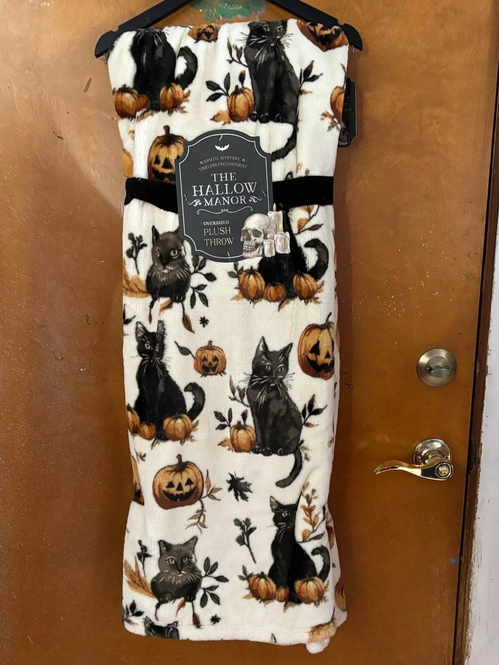 New Halloween Black Cat throw blanket